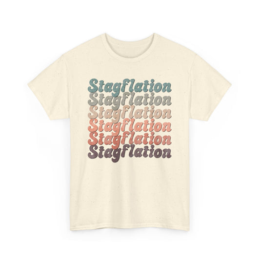 Stagflation on Repeat Modern-Retro - T-shirt
