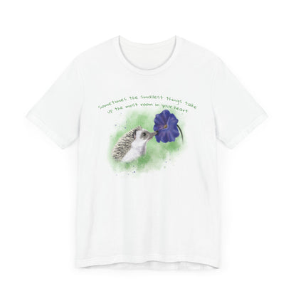Hedgehog and Petunia - Adult T-shirt