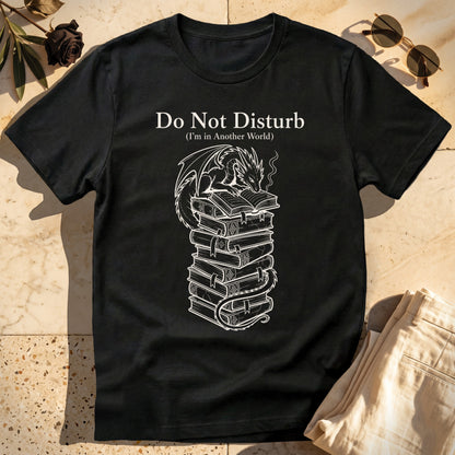 Stack of books with dragon reading on top