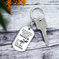 DnD Sister - Dragon - Dog Tag Keychain - Gift for Friend Birthday or Holiday