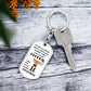 DnD Sister - Barbarian - Dog Tag Keychain - Gift for Friend Birthday or Holiday