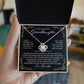 To My Granddaughter  - From Grandpa - Believe Deep in Your Heart - Love Knot Necklace - Gift for Birthday, Christmas, or Special Occasion